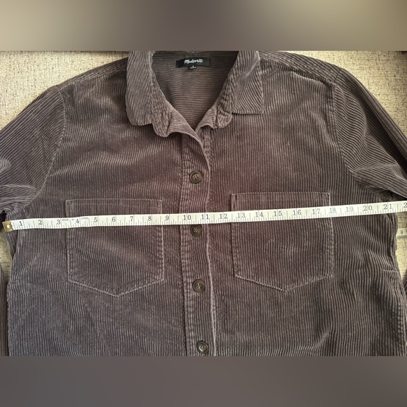 100% Cotton Madewell Chocolate Corduroy Shirt/Jacket - Picture 6 of 6